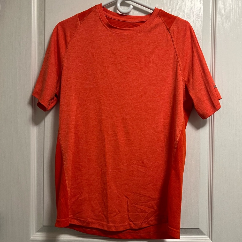 Spalding Men's Vibrant Orange Short Sleeve Tee